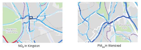 Kingston and Wanstead pollution